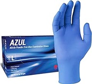 Cestus Azul, 5 Mil Nitrile Gloves, Disposable Gloves, Latex-Free, Powder-Free, Non-Sterile, Air-Tested, Textured