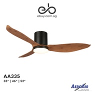 AeroAir AA335 35"/46"/52" - Black Light Wood