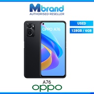 OPPO A76 128GB + 6GB RAM 6.56 Inches 13MP Android Handphone SmartPhones Used 100% Original