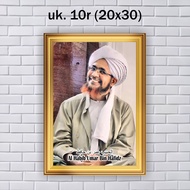 Foto + Bingkai Kayu Habib Umar Bin Hafidz ukuran 20x30