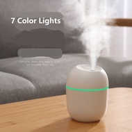 220ML Mini Ultrasonic Air Humidifier Aroma Essential Oil Diffuser For Home Car USB Fogger Mist Maker with LED Night Lamp