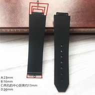 Suitable for Hengbao Watch Strap Male Rubber HUBLOT Hengbao/UBLOT Explosion Silicone Watch Strap 23M