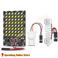 LED Car Dome Light Panel C5W T10 Adjustable Adapter