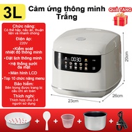 OOKAS Nồi cơm điện thông minh LCD LED Touch Nồi cơm điện mini đa năng lòng Nồi INOX 304 thích hợp ch