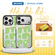 [GIVE BOX] Weekase Shockproof Shockproof iPhone Hard Case Printed Summer Summer WK0006 - Premium Imp