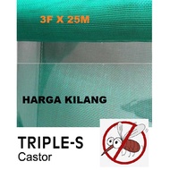 Insect Screen Net Mesh Window Mosquito Net / Jaring Nyamuk FibreGlass Screen Wire Net 3ft x 25m Harg