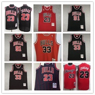 Embroidered Basketball jersey Retro version Jersey Vest Chicago Bulls Jersey Jordan Pippen Rodman