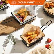 Stainless Steel Food Basket Small Dim Sum Fried Chicken Oil Filter