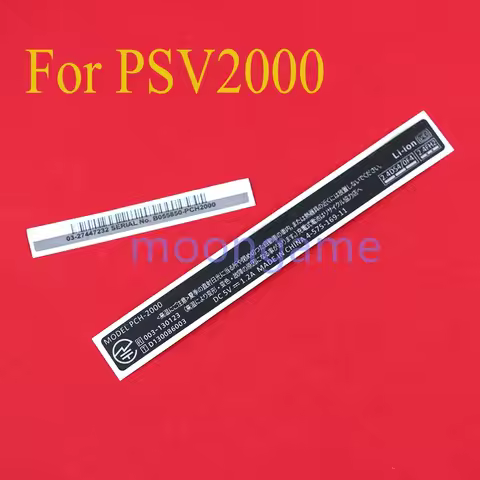 2sets Back Shell Lables Stickers Replacement for PS Vita 2000 for PSV 2000 PSV2000