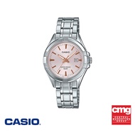 CASIO นาฬิกาข้อมือ CASIO รุ่น LTP-1308D-4AVDF วัสดุสเตนเลสสตีล สีชมพู