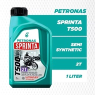 100% PENGEDAR SAH PETRONAS T500 2T SEMI-SYNTHETIC 1L