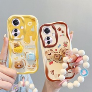 Phone Back Case For Oppo Reno11 F F25 Pro 5G Luxury Fashion Cute Cartoon Puppy Dog Soft Silicone Pho