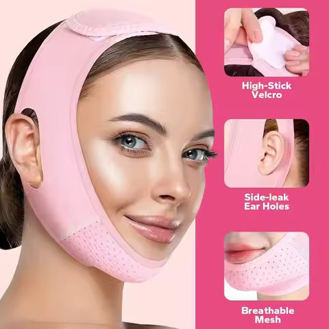 Daily Care Face Slimming Strap V Line Lifting Band for Women Double Chin Reducer Firming Mask Tighte