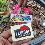 Llumar WINDOW FILM STICKER embossed