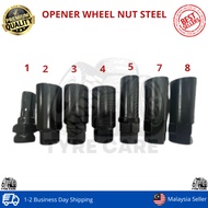 OPENER WHEEL NUT STEEL SPECIAL SIZE : Nut Allenkey, 7 Spline, 32mm Nut, Rays Long Nut, Spike @ Bulle
