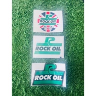 ROCK OIL STICKERS KYT HELMET VISOR STICKERS SET [ORIGINAL] STIKER - ROCK OIL KYT