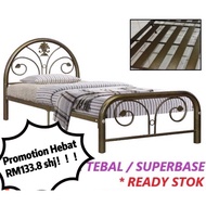 BASE TEBAL (1katil 1 order) Single Bed Frame/Metal Bed/Bedroom Furniture/Base/Bed/Katil Single/Katil