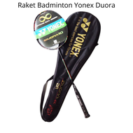 ( RAKET IMPORT ) 2 RAKET YONEX DUORA 10 28LBS - Raket Badminton Murah Senar Terpasang - Tanpa sambun