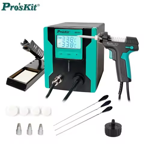 Pro'sKit SS-331 ESD LCD Digital BGA Desoldering Suction Electric Absorb Sucker Gun Electric Vacuum S