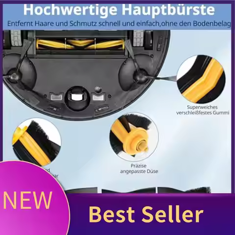 B46C 1Set Replacement Parts Accessories For Ecovacs Deebot N8, T8, Replacement Parts For Ecovacs T8 