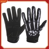 Motorcycle Riding Gloves Skeleton Pattern Touchscreen Cycling Gloves Breathable Anti-slip Outdoor Gl