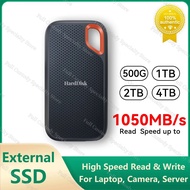 For SanDisk SSD NVMe USB 3.2 Type-A C Portable External Solid State Drive Extreme PRO E81 4TB 2TB 1TB PSSD Compatible For PC