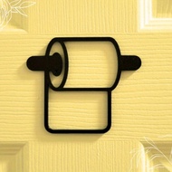 Restroom Door Sign: A Stylish Bathroom Door Topper and Toilet Door Plaque. Ideal for Bathroom Decora