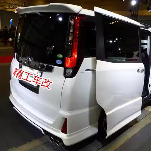 For 2006-2012 Toyota NOAH VOXY MPV Roof Spoiler Rear Window Spoiler Wings ABS Plastic Car Tail Decor