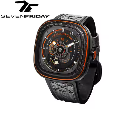 SEVENFRIDAY watch men's carbon fiber automatic mechanical watch P series waterproof men's and women'