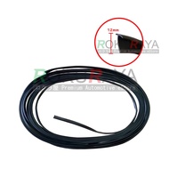 Automotive Car Body Kit Bodykit Rubber Lining Seal & General Use Sealant Black (10 Meter Length)