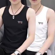 ROHSE Men's Tank Top, Cool and Cool Elastic, Men's Tank Top for Home, Gym, Basic Sports Gym Tank Top