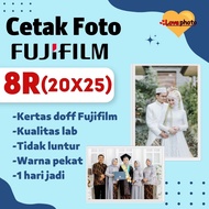 Cetak foto fujifilm Cetak 8R 10R 20x25 kualitas lab Full Print Mesin NORITSU Kualitas Terbaik Ter mu