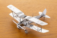 Hand-made Metal Puzzle DH 82 Tiger Moth 3D Metal Model Creative 3D Puzzle Model