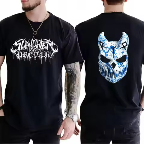 Rare Slaughter To Prevail Band Collection T-shirt Graphic Short Sleeve Shirt Unisex Men Women Summer