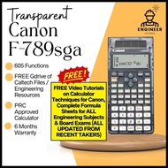 ▩ Canon f-789sga Transparent Scientific Calculator Canon F 789sga Canon f789sga