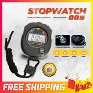 009 Sport Stopwatch Waterproof Digital LCD Timer Counter Accurate Sports Sports Alarm Timer Stop Wat