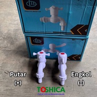 WHOLESALE 12 PCS - PVC water taps 1/ 2 and 3/ 4 inch Plastic taps FIT SBS