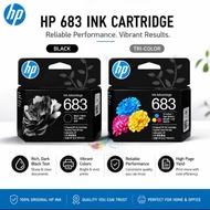 HP 683 Black & Tri-Color Original Ink Cartridge | Genuine HP Ink | Sharp Text | Reliable Performance