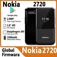 Nokia 2720Phone 4g CPU Qualcomm Snapdragon 205 Battery capacity 1500mAh 2.8 inches used 99%new phone