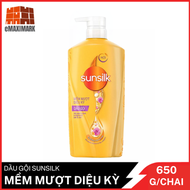 Dầu Gội Sunsilk Mềm Mượt Diệu Kỳ (Vàng) Chai 650G