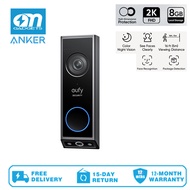 Anker T8214 Eufy Security Video Doorbell E340 Dual Cameras with Delivery Guard, 2K Full HD Wireless 