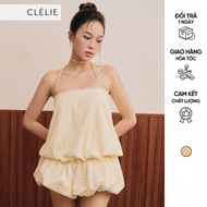 Đầm nữ cổ yếm chun nhún eo dáng bí | AMELIE DRESS - CLÉLIE