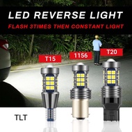 Hot 1pcs 27 LED Vehicle Car Reverse Light and brake light bulb flash mode or non flash made T15 T20/