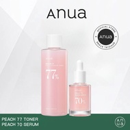 Anua Peach 77 Niacin Essence Toner 250ml+Anua Peach 70% Niacinamide Serum 30ml