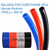PNEUMATIC WIND HOSE 6x4MM PU HOSE PU HOSE