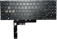 Blue Backlit Replacement Keyboard Compatible with MSI Raider GE78 Katana 15 B12V MS-1585 B13V Katana