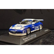 Mini champs Mini Cut 43 1/43 Model Porsche 911gt3 996 Racing Defects: Hood One Scratch, Left Rearvie