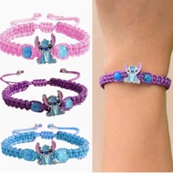 Stitch Woven Bracelet Blue Fried Dough Twists Bracelet Women's Gift Multicolor Stitch Woven Bracelet