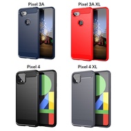 Carbon Brushed Casing Google Pixel 2 XL 3 3A 4 5 XL 4A 5A 5G Pixel 5XL 4XL 3AXL 3XL 3A XL 3 XL 4 XL 5 XL Soft Phone Case Cover