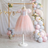 ชุดเด็กทารกหญิง MQATZ ชุดเจ้าหญิงเอลซ่าสำหรับเสื้อผ้าเด็กผู้หญิงชุดคอสเพลย์ฮัลโลวีน ASMR068ชุดคอสตูม